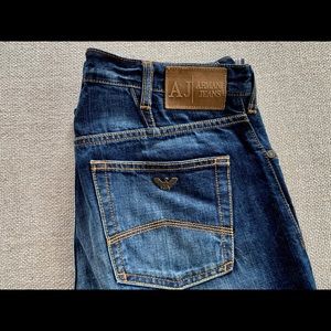 Armani Jeans Men’s 30, blue buttonfly